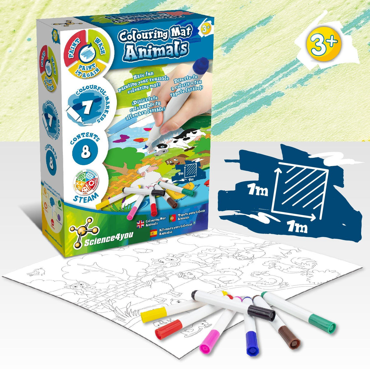 Tapete para colorir Animais