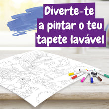 Tapete para Colorir Mundo Mágico