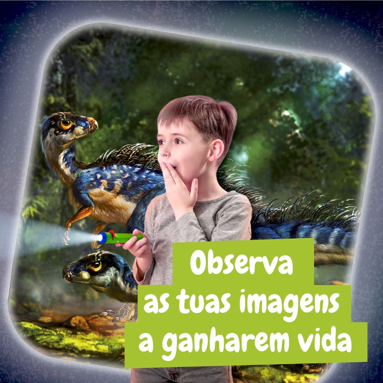 Projetor Lanterna de Dinossauros