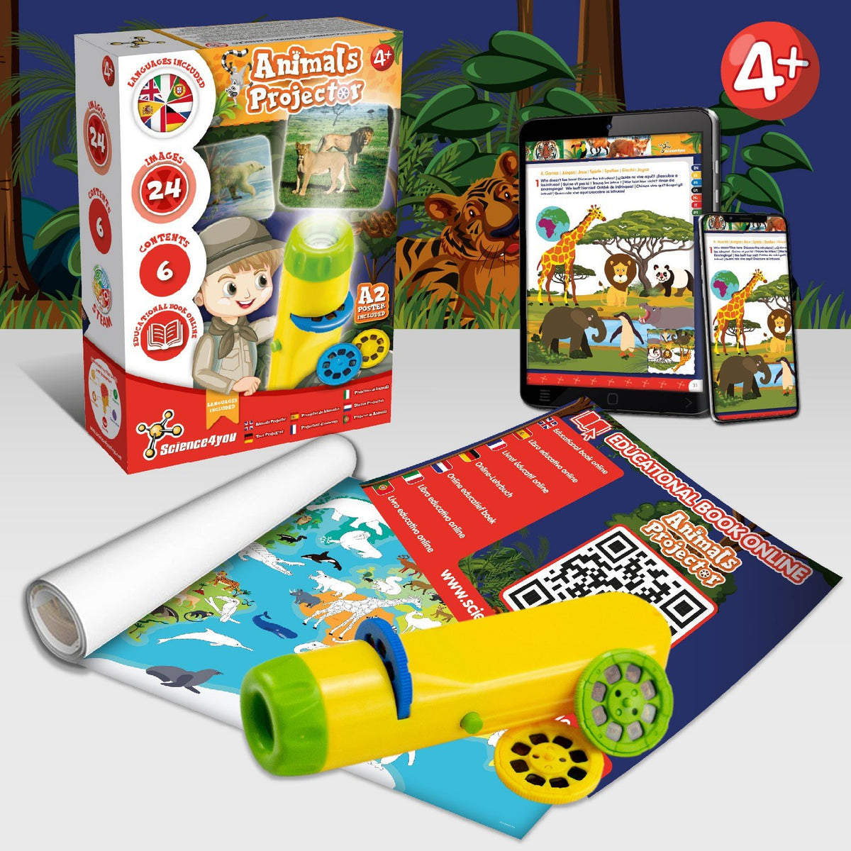 Projetor Lanterna de Animais