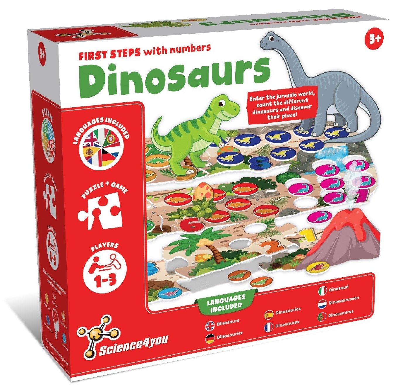 Dinosaurier - Erste Schritte mit Zahlen