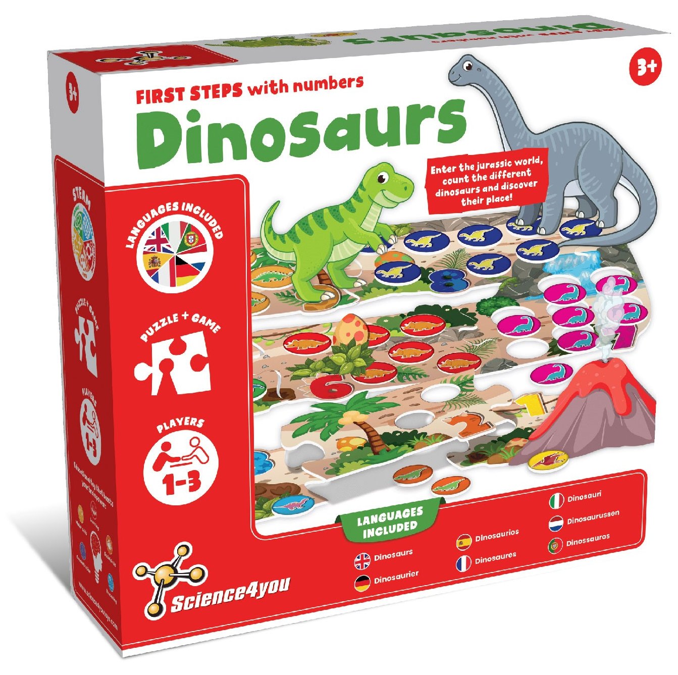 Dinosaurs - First Steps with numbers