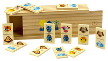 Domino en bois - Animaux