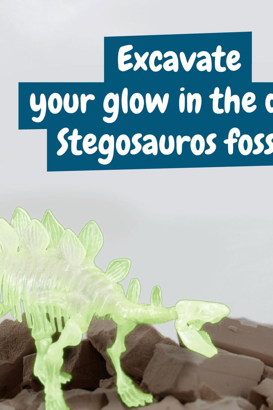 Fossil Excavations Glow in the Dark - Stegosaurus