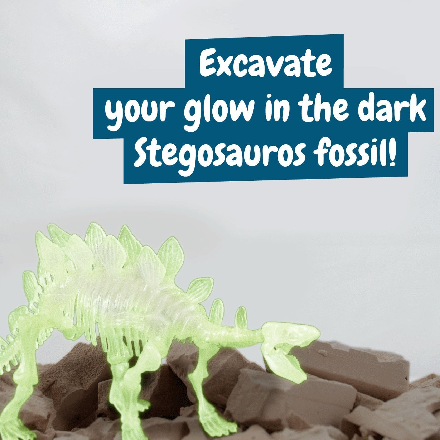 Fossil Excavations Glow in the Dark - Stegosaurus