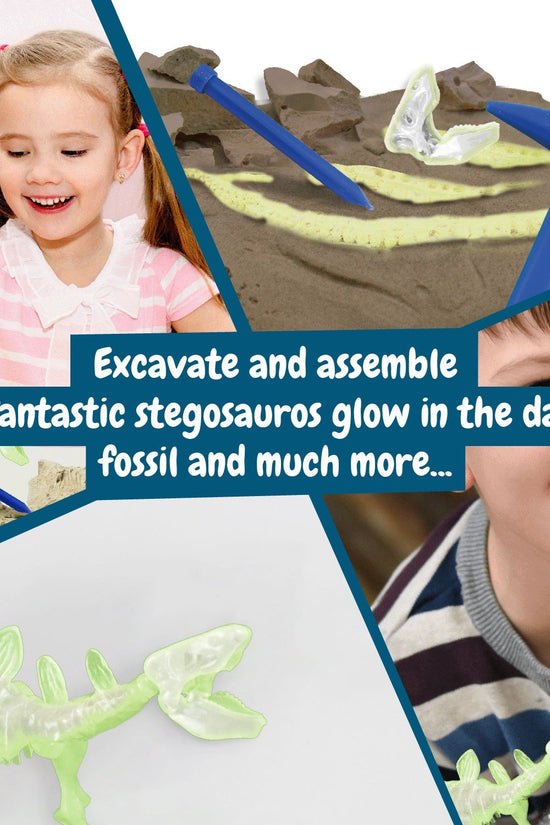 Fossil Excavations Glow in the Dark - Stegosaurus