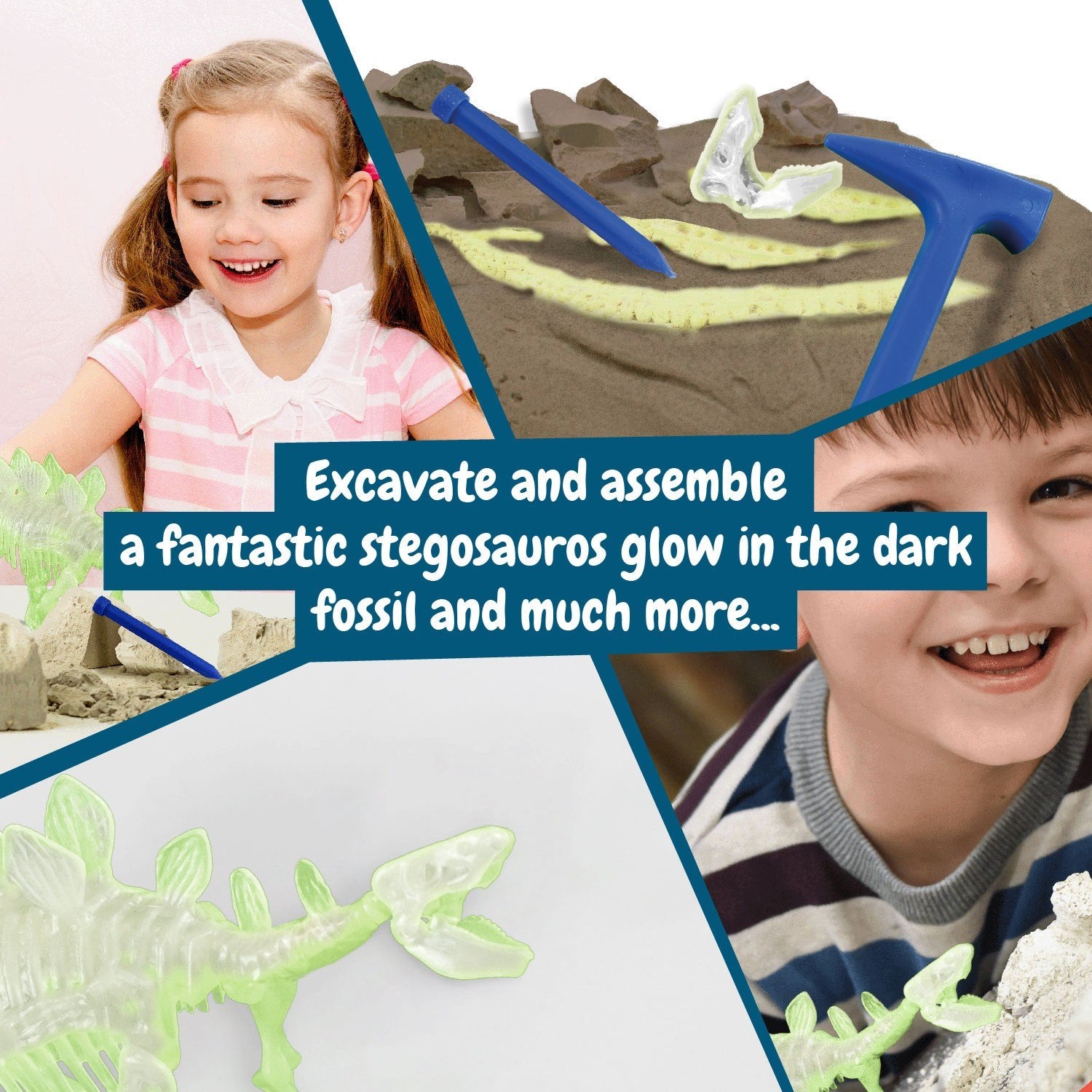 Fossil Excavations Glow in the Dark - Stegosaurus