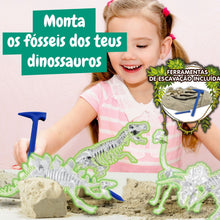4-in-1 Fossil Excavations - Glow in the Dark