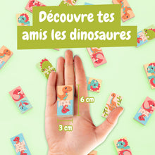 Domino en Bois Dinosaures