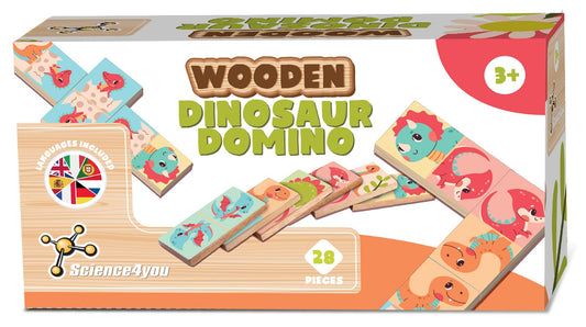 Wooden Dinosaur Dominoes