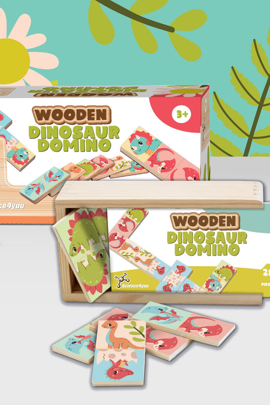 Wooden Dinosaur Dominoes
