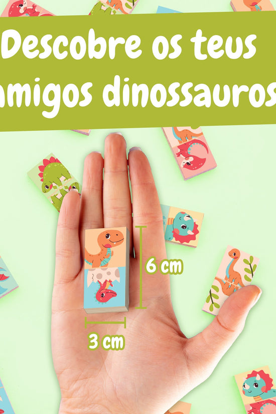 Wooden Dinosaur Dominoes