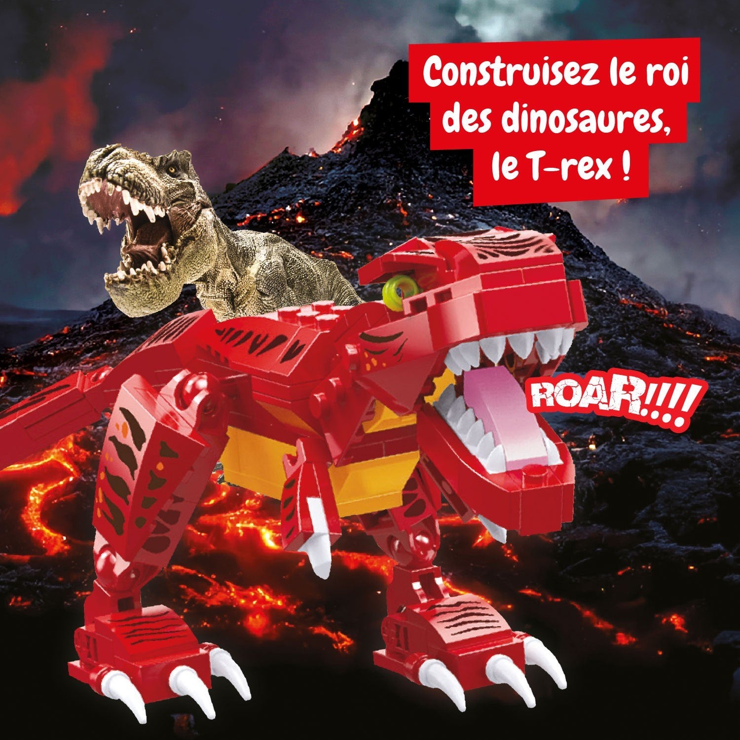 Kit de Construção Dinossauro T-Rex