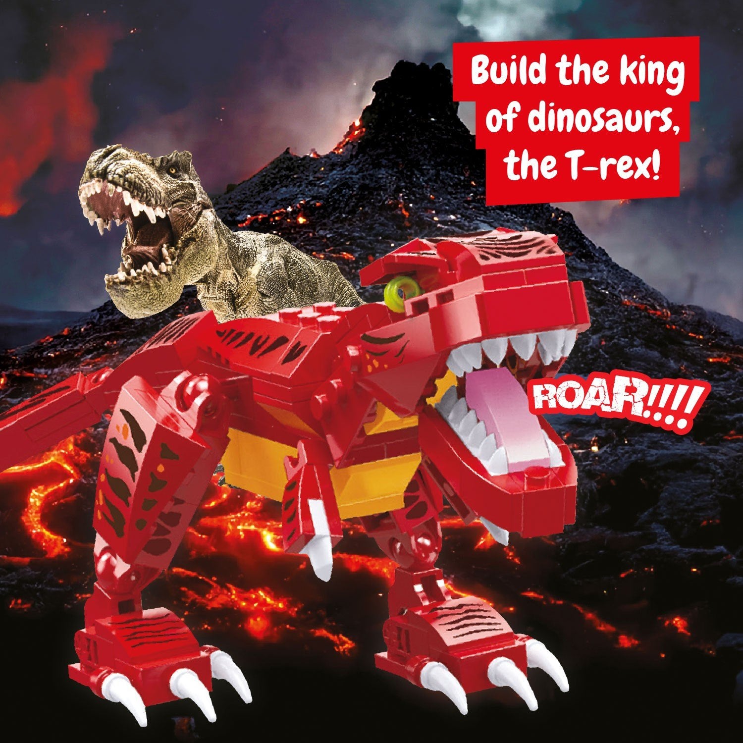 Kit de Construção Dinossauro T-Rex