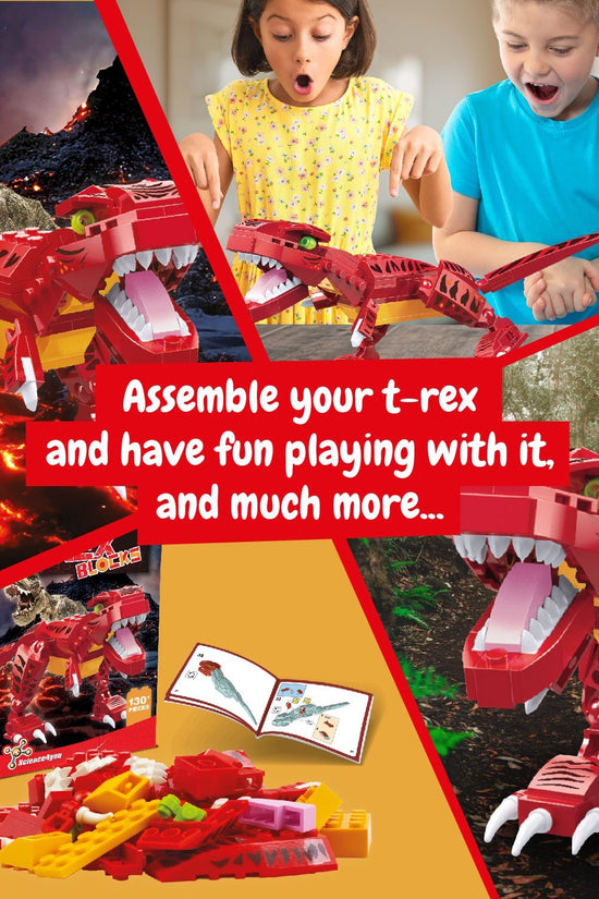 Kit de Construção Dinossauro T-Rex