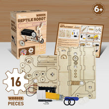 Wooden Reptile Robot