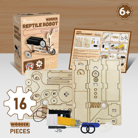 Wooden Reptile Robot