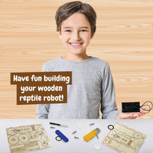 Wooden Reptile Robot