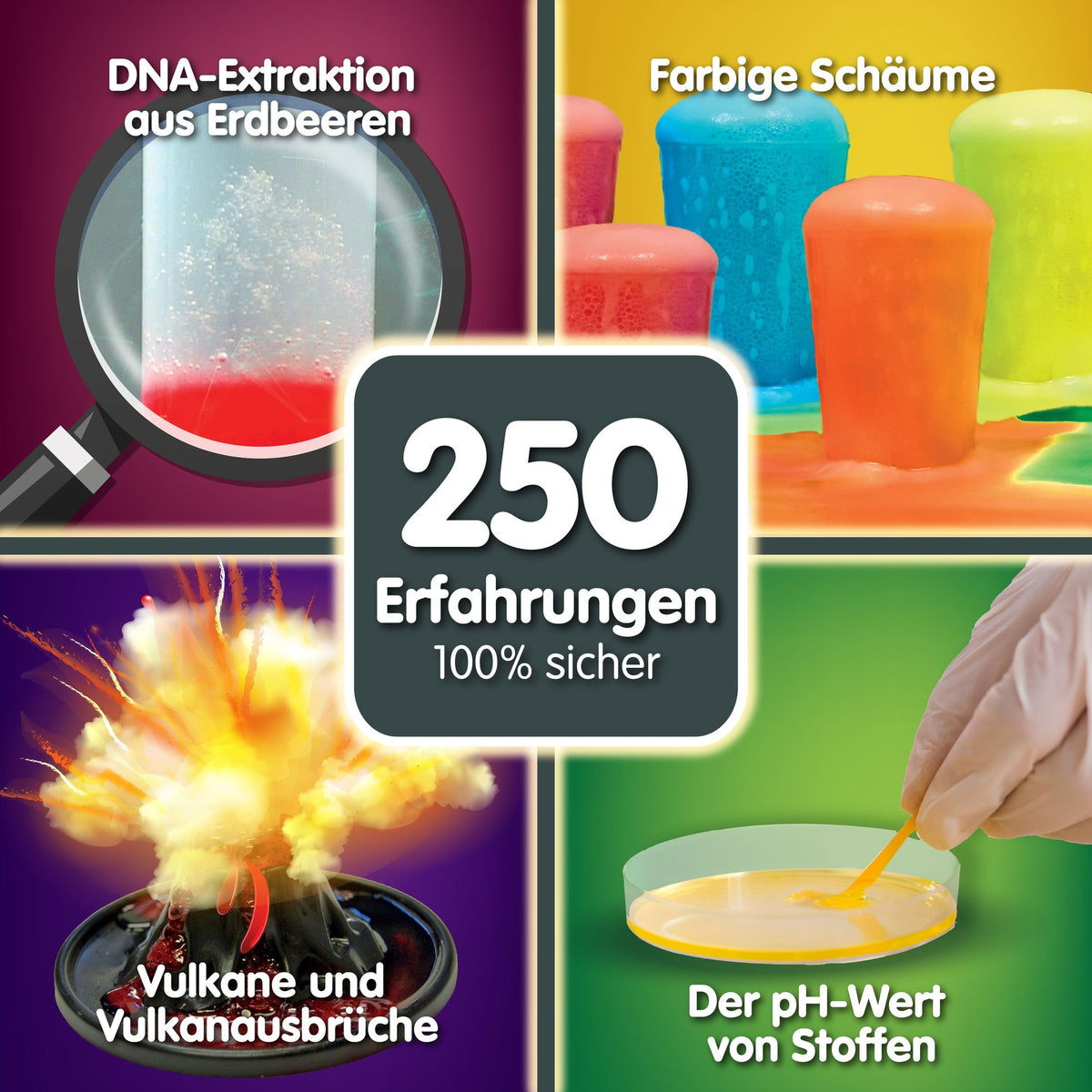 Wissenschaftsset mit 250 Experimenten