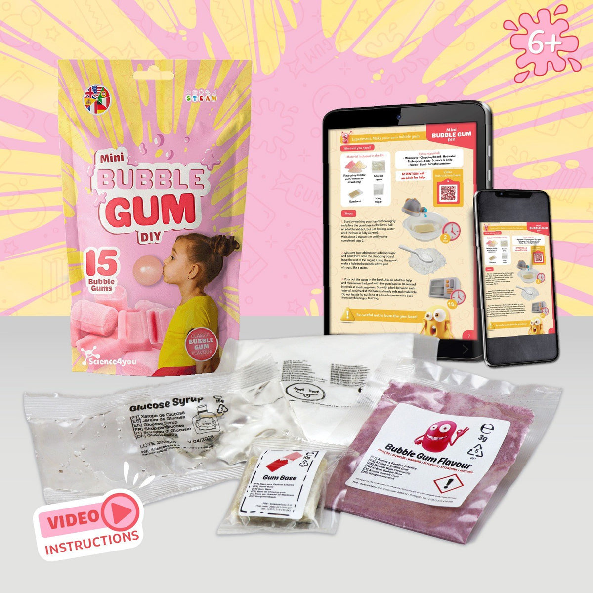 Mini Kit de Pastilles Bubble Gum