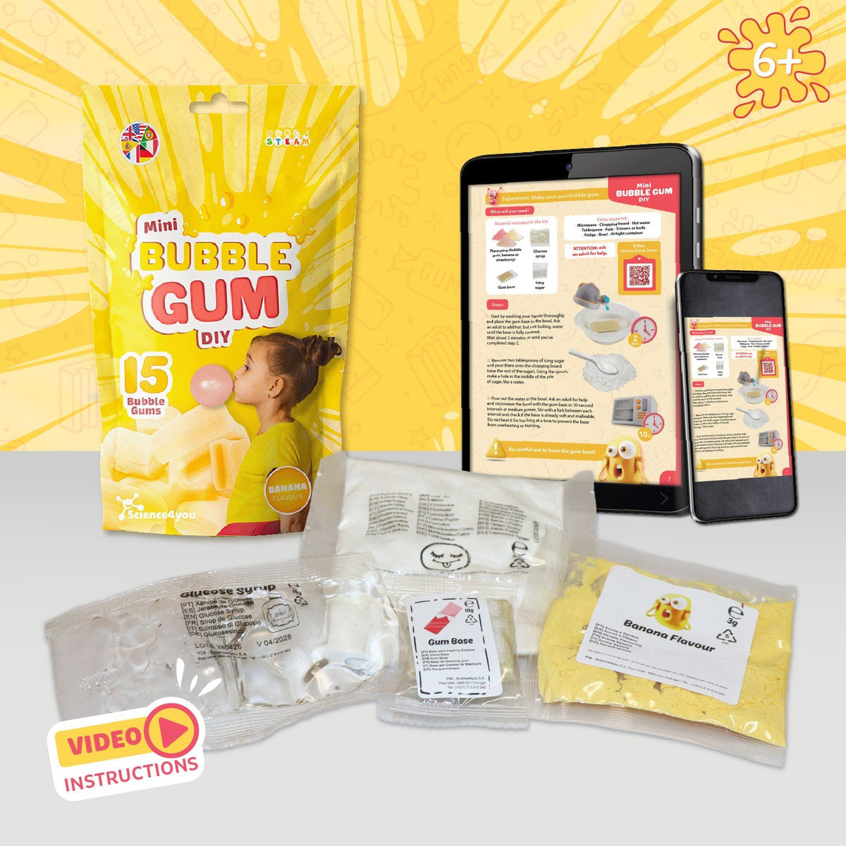 Mini kit de Pastilles à la Banane