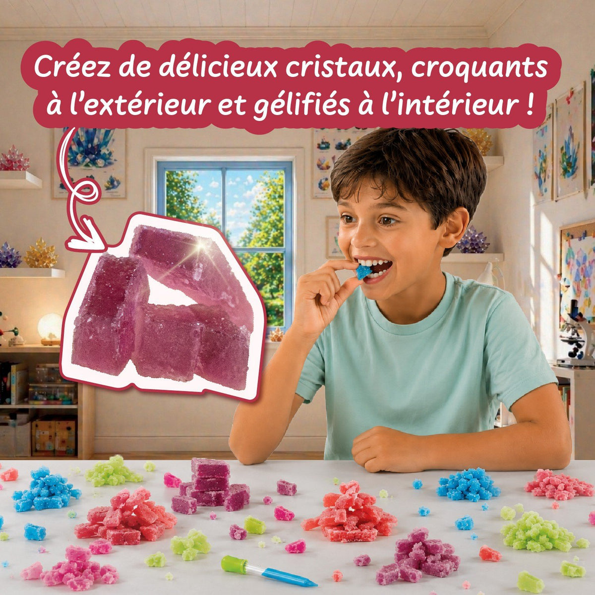 Cristaux Comestibles